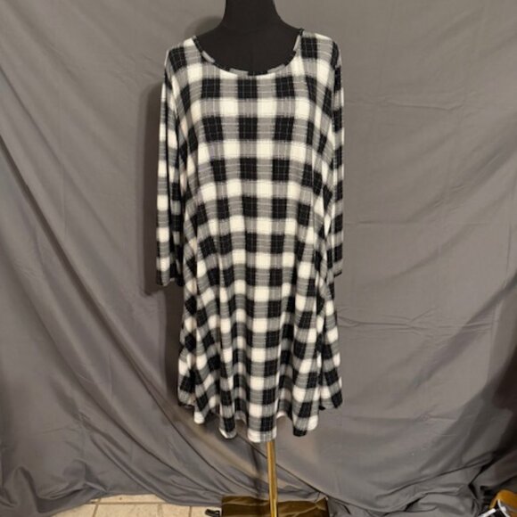 JOLLIE LOVIN Checkered Dress Size 2X - Picture 1 of 3